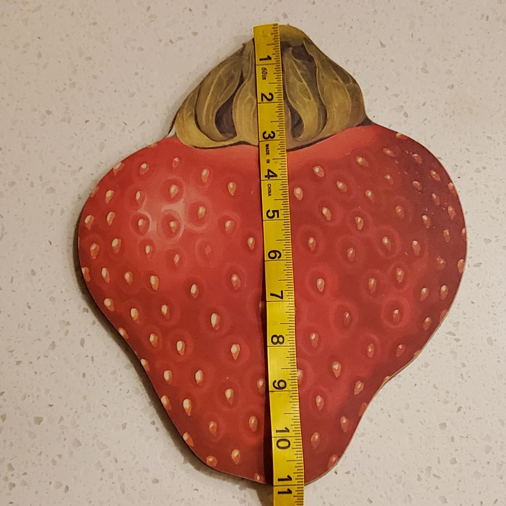 Vintage Wilscombe Strawberry Melamine, 11" Cutting Board,Made in England, EUC - Picture 9 of 14